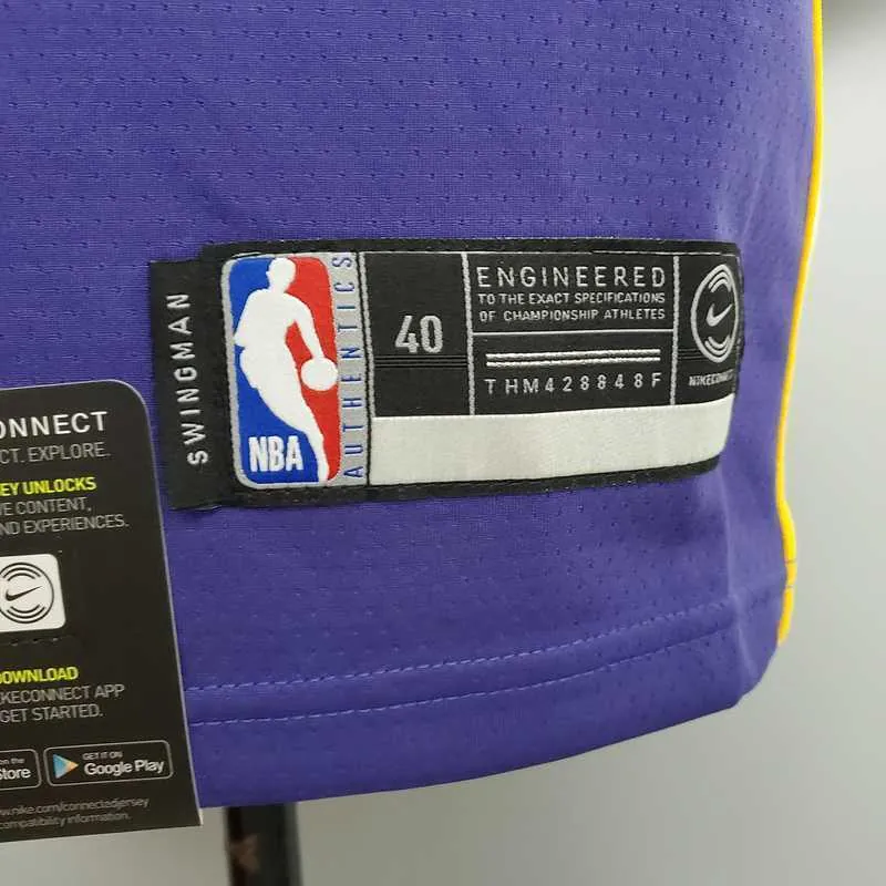James #6 Lakers purple 3