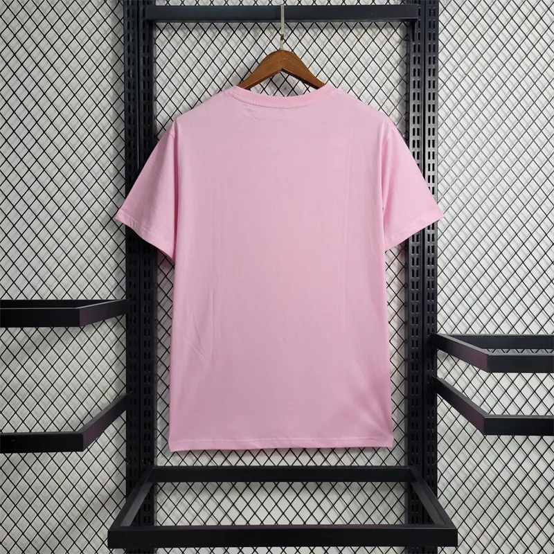 23-24 Inter Miami Casual Shirt Pink Size S-XXL Soccer Jerseys 4