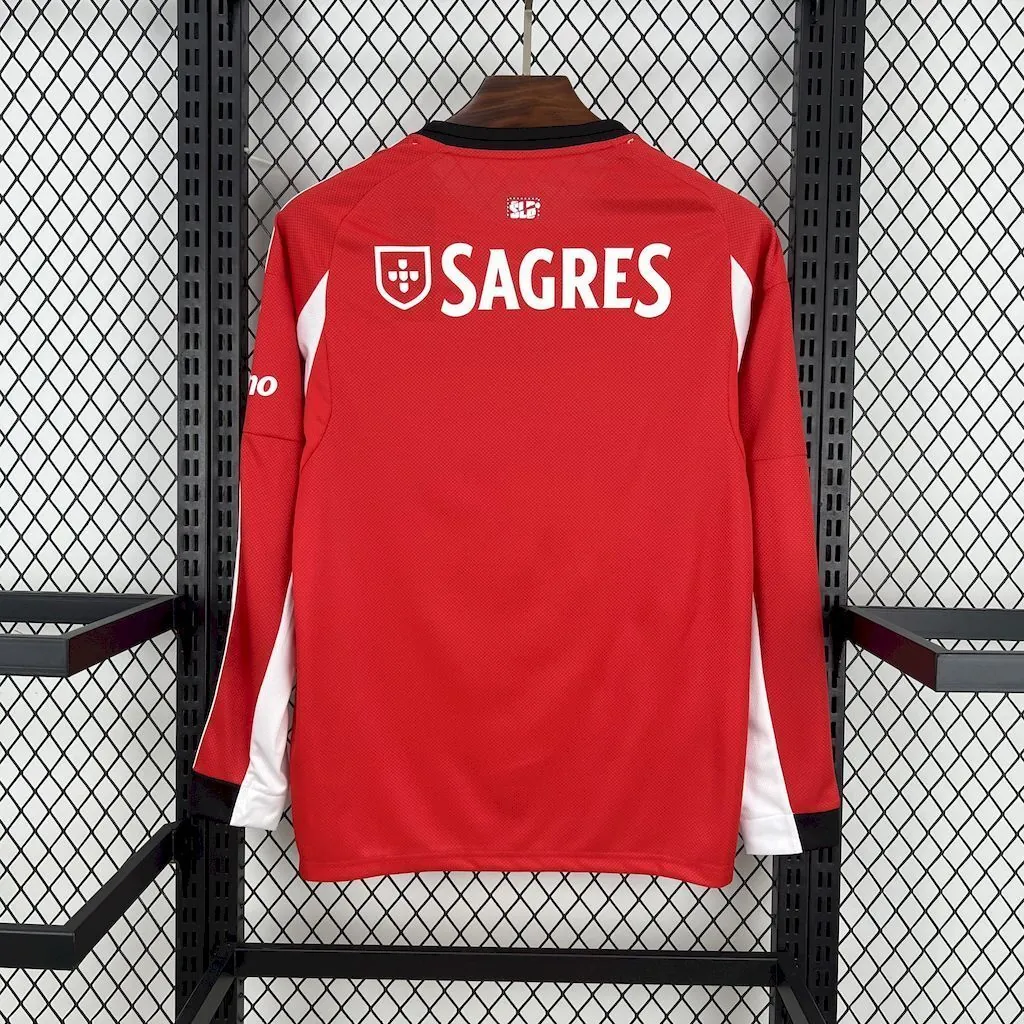 25-26 Benfica Home Long Sleeve Kit Football T-Shirt AAAAJersey Supply Yupoo 4