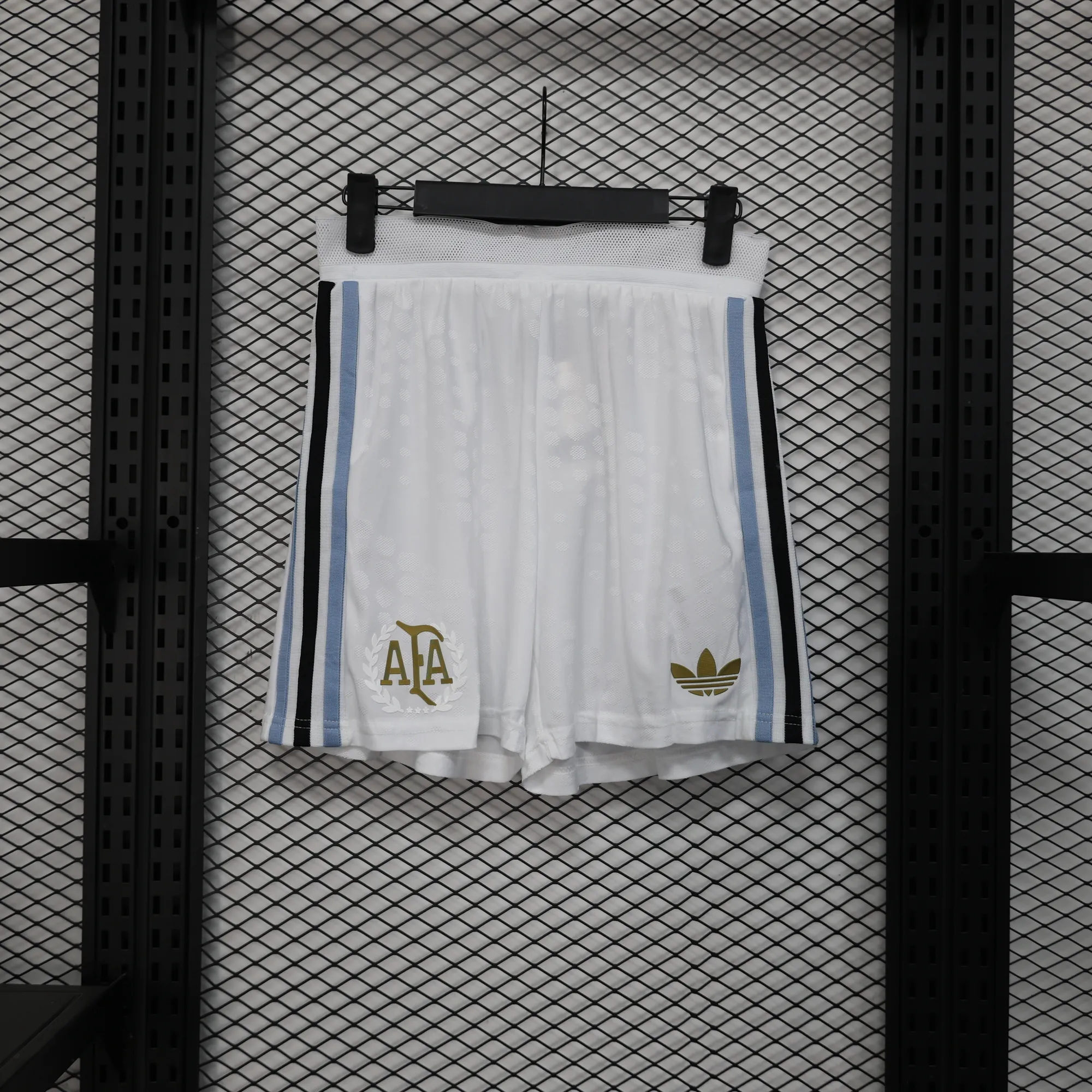 2025 Argentina 50th White Player Version Shorts AAAAJersey Supplier Yupoo 7