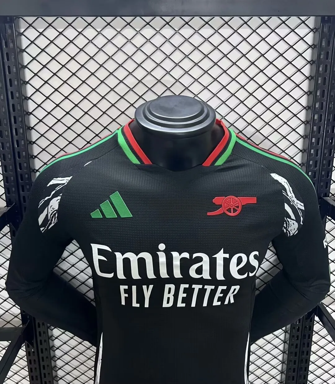 24-25 Arsenal Away Long Sleeve Kit Player Version Shirt Soccer AAAAJersey Yupoo 2
