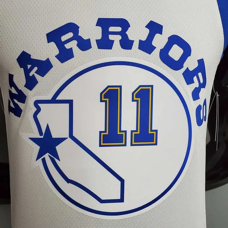 Retro version THOMPSON#11 Golden State Warriors white 1