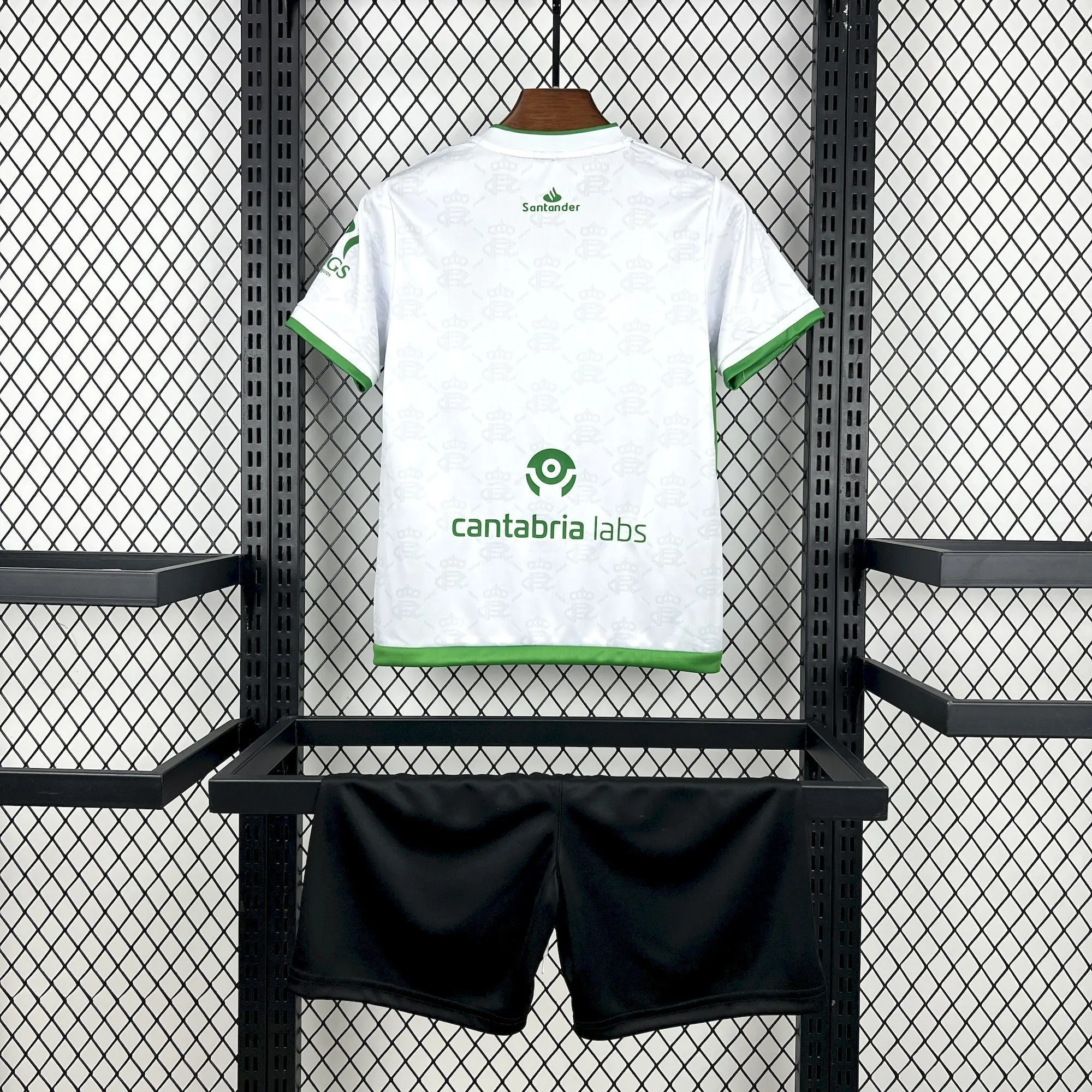 25-26 Racing de Santander Home Kids Kit Soccer T-Shirt AAAAJersey Supply Yupoo 1