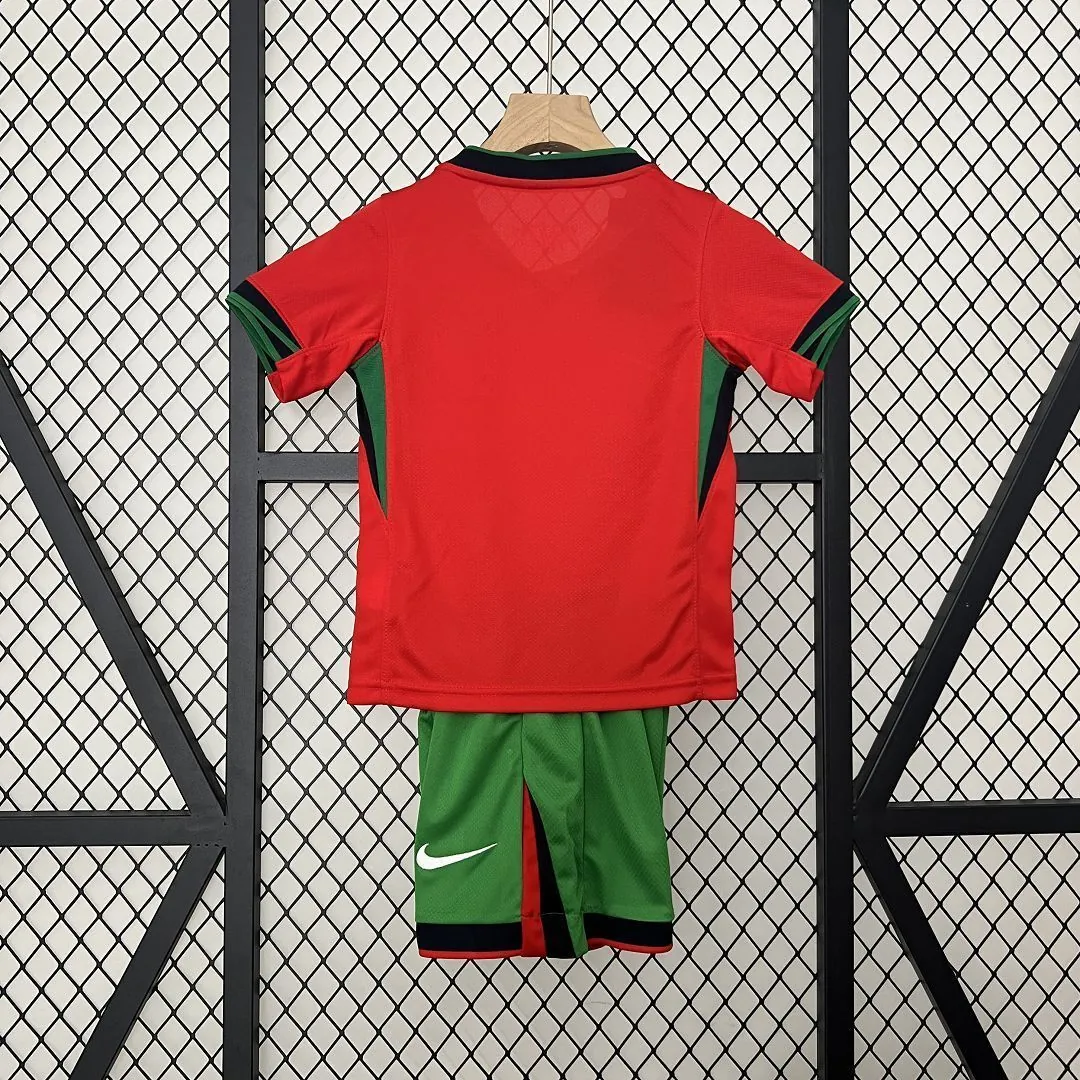 2024 Portugal Home Kids Kit Children Sets Best Jerseys Yupoo 3