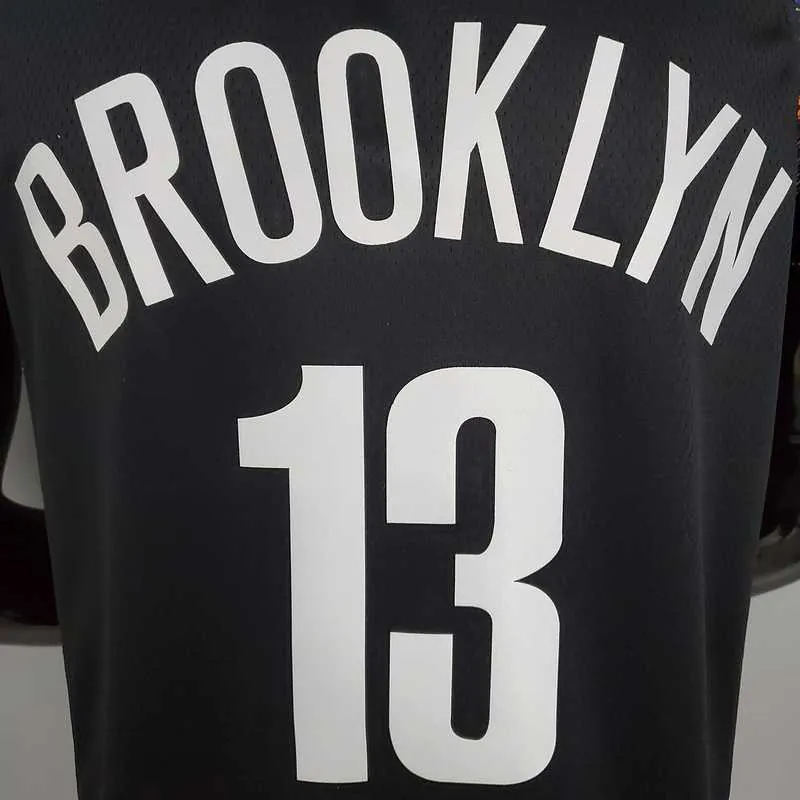 Harden #13 Brooklyn Nets City version black 9