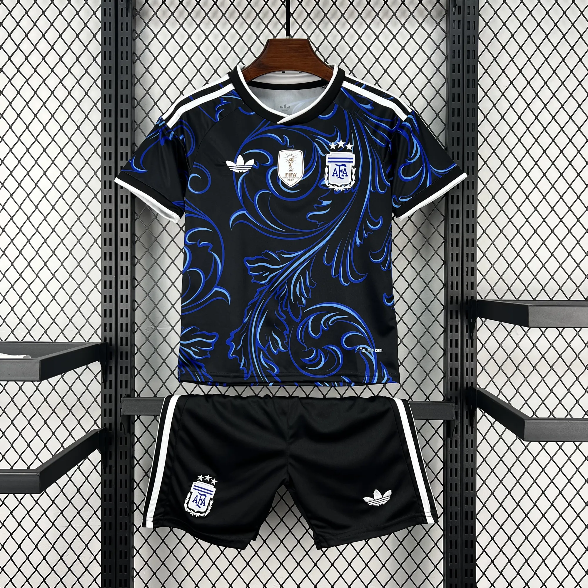 2026 World Cup Argentina Away Kids Kit Football Youth Apparels AAAAJersey Supply Yupoo 6 1