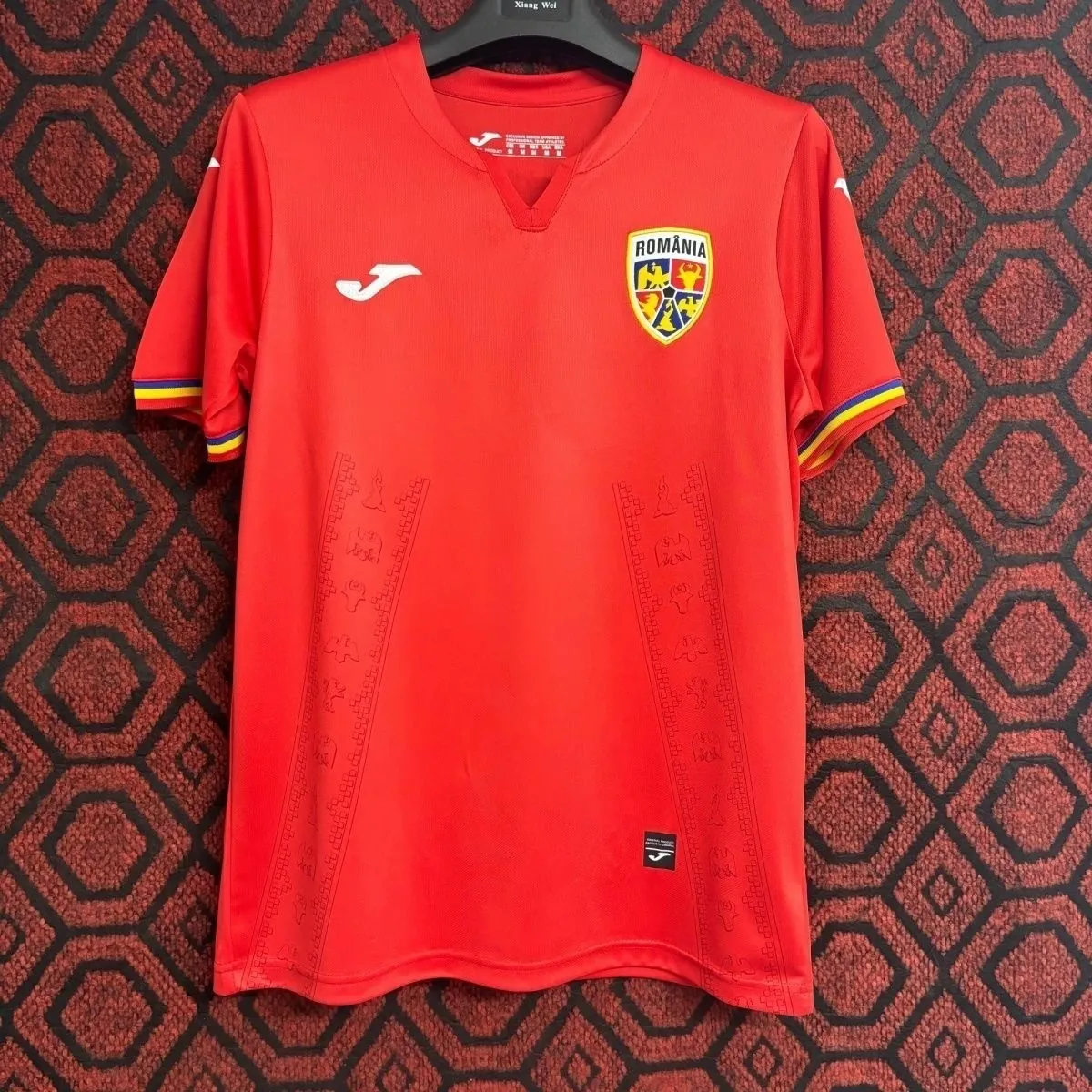 2024 Romania Away Kit Soccer T-Shirt Sino Sport AAAAJerseys Supply Yupoo 2