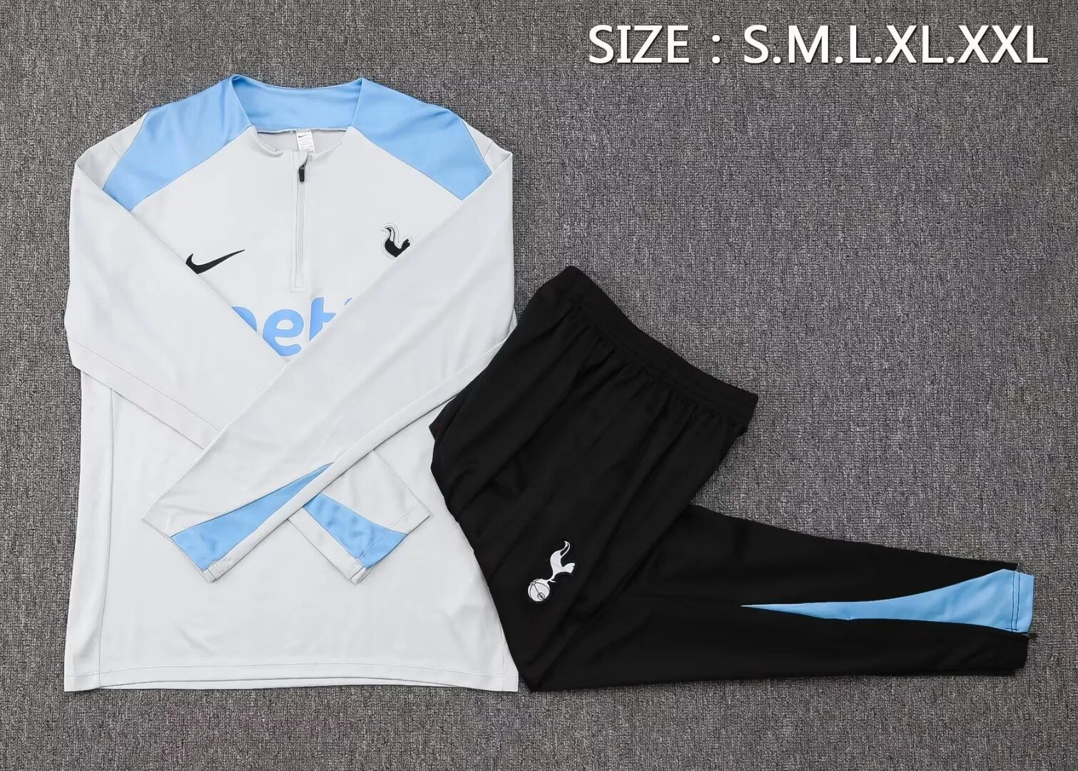 24-25 Tottenham Long Sleeve Training Suit Football Shirts 1