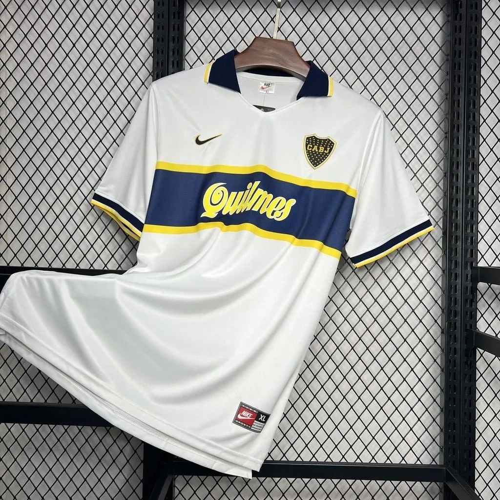 96-97 Boca Home Retro Kit Vintage Shirt Sport AAAAJersey Yupoo 4