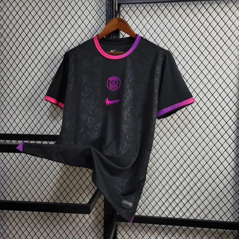 24-25 PSG Black Special Edition Kit Football AAAAJersey Supplier 5