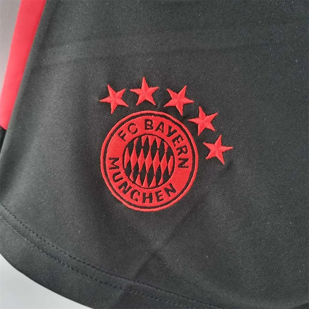 22-23 Bayern training shorts redblack 4