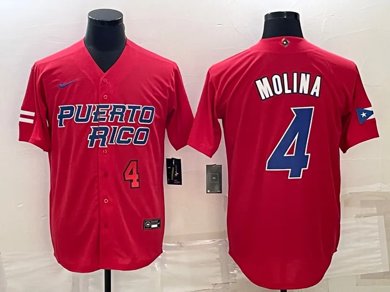 Puerto Rico 2023 World Cup Baseball Jerseys 50