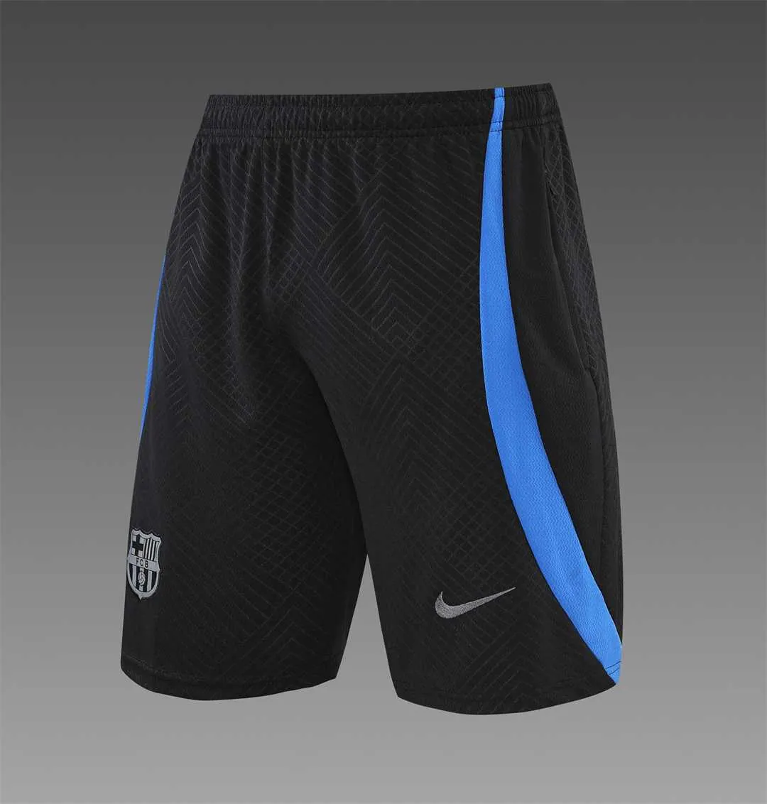22-23 Barcelona Training Suit Short Sleeve Kit Black Grey 18