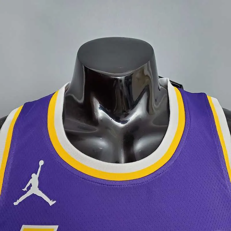 New Lakers Jordan Bryant #24 Theme Purple Round Neck 2