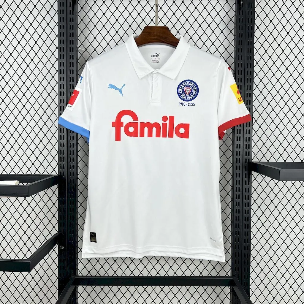 25-26 Holstein Kiel 125th Anniversary Edition Football T-Shirt AAAAJersey Supply Yupoo 2