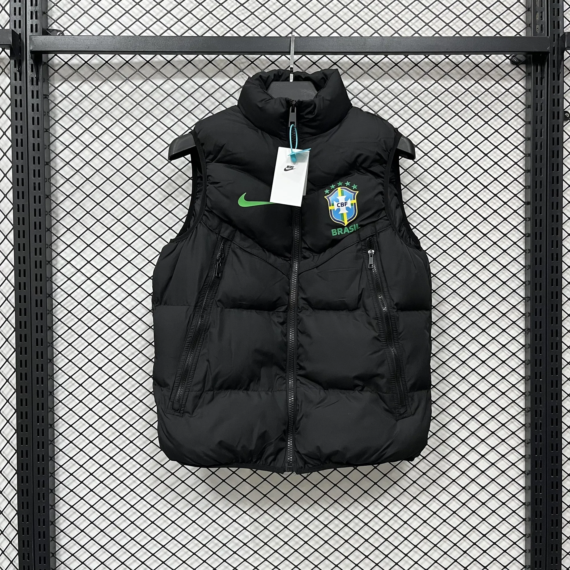 25-26 Brazil Vest Kit Soccer Windbreaker AAAAJersey Supply Yupoo 2