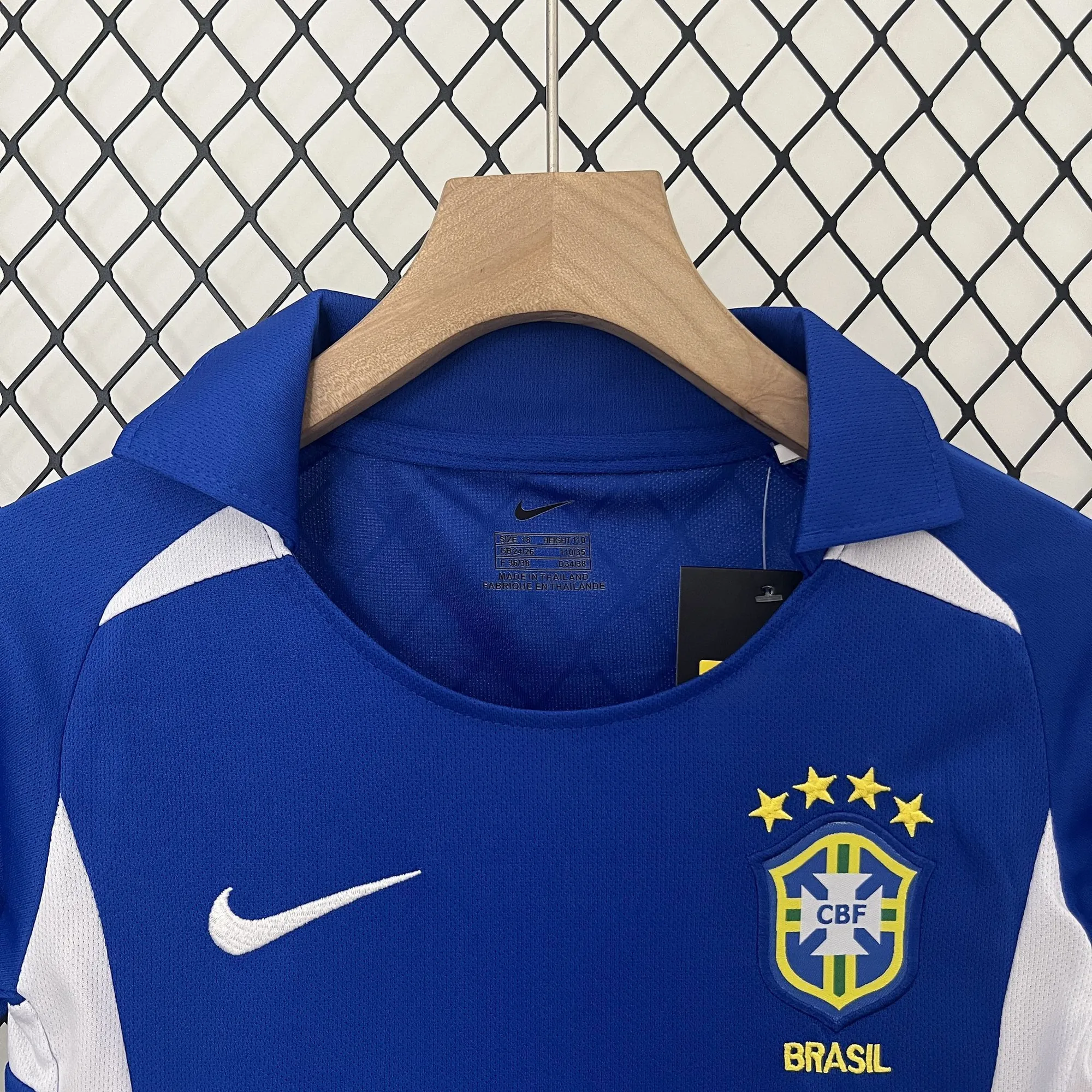 2002 Brazil Away Retro Kid Kits Youth Apparels AAAAJersey Wholesale Yupoo 5