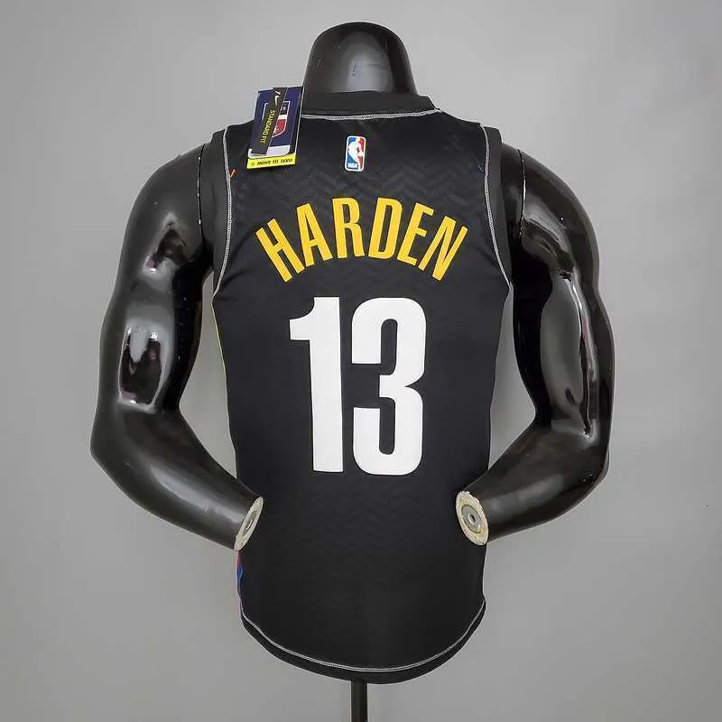 New Brooklyn Nets Harden #13 City Edition Black 7
