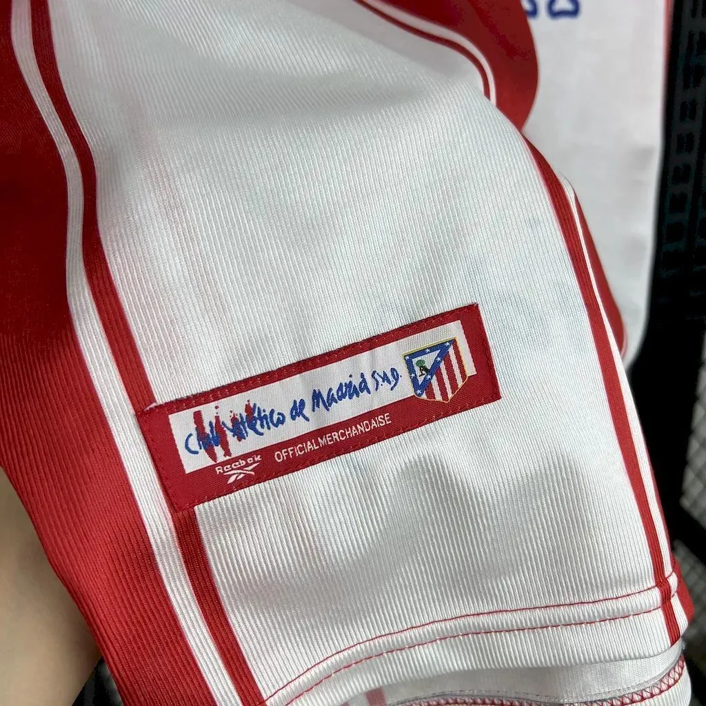 99-00 Atletico Madrid Home Retro Kit Vintage Shirt AAAAJersey Supplier Yupoo 5