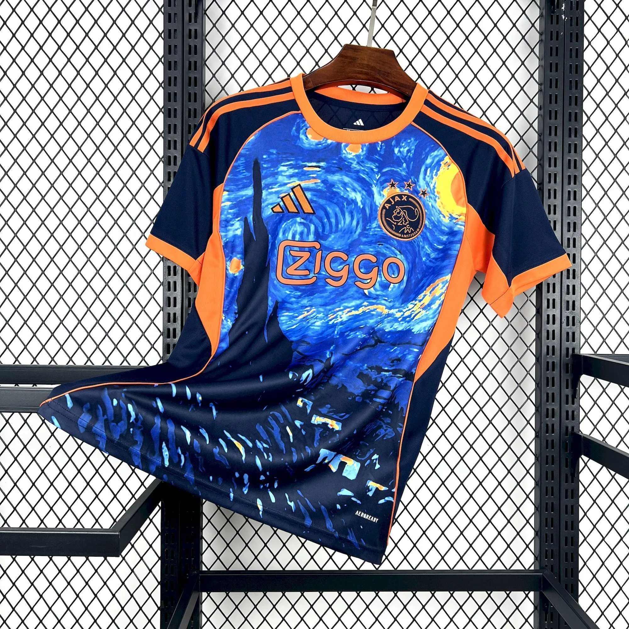25-26 Ajax x Van Gogh The Starry Night Edition Kit Soccer T-Shirt Cheap AAAAJerseys Supply Yupo 7