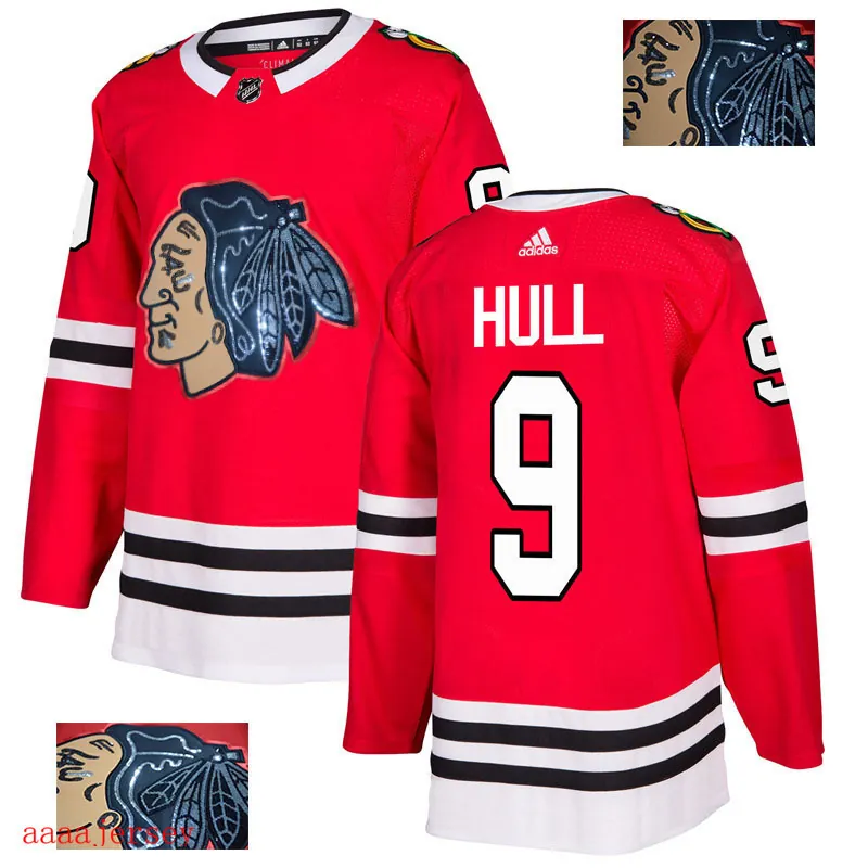 2018 Chicago Blackhawks ice hockey jersey M-3XL 芝加哥黑鹰队时尚亮片款冰球服 23