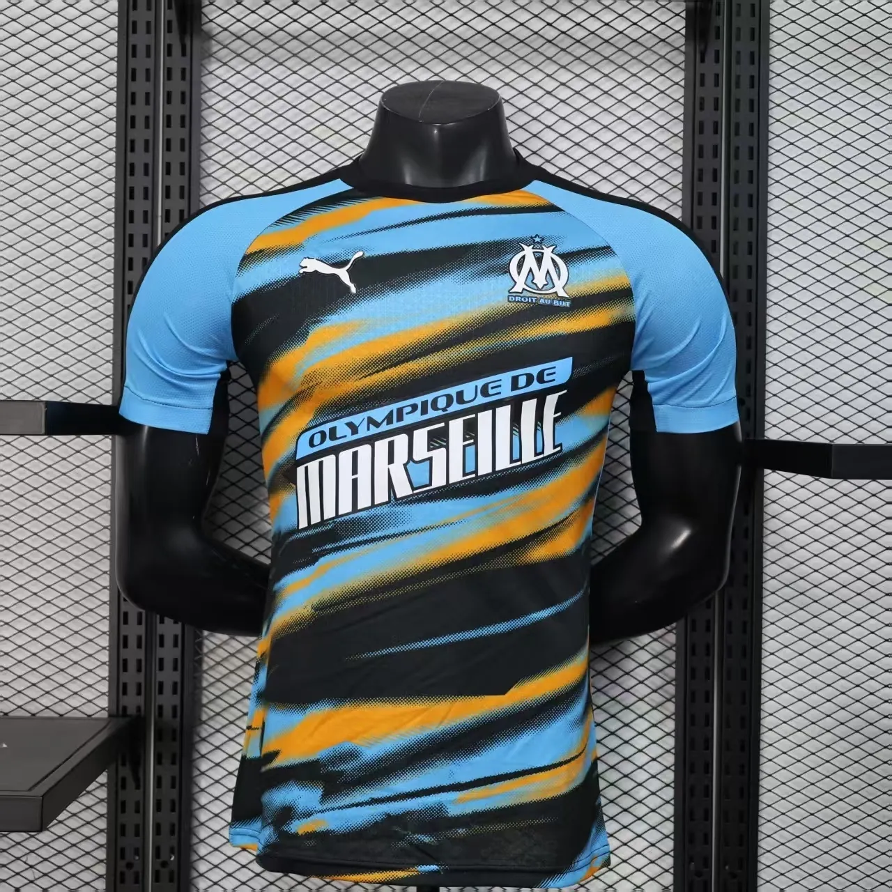 Marseille pre-match training Kit Player Version Shirt AAAAJersey Supplier Yupoo 9