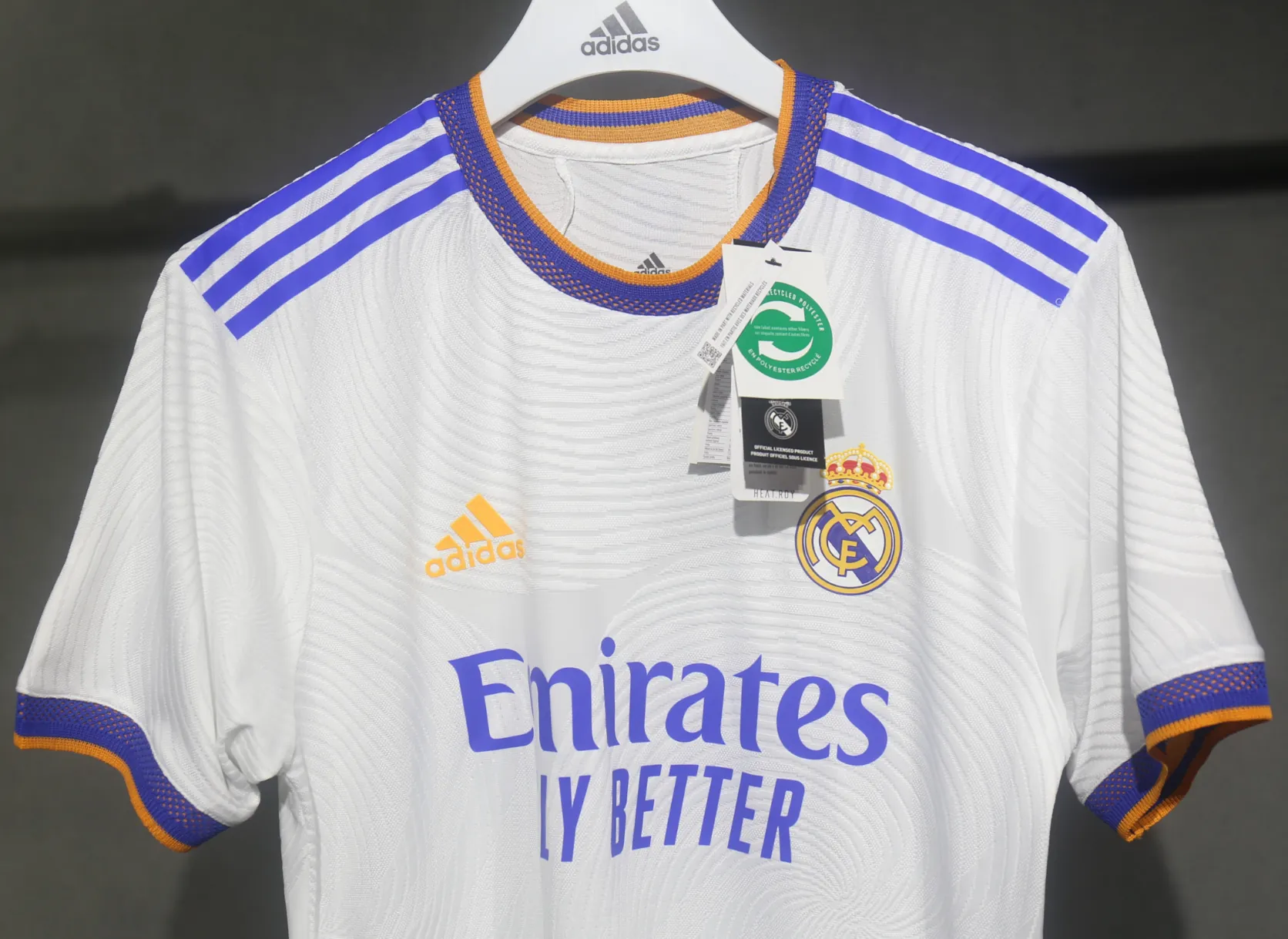 21-22 Real Madrid Home Retro Kit Vintage Player Version Sino Shirt AAAAJersey Dropship Yupoo 3