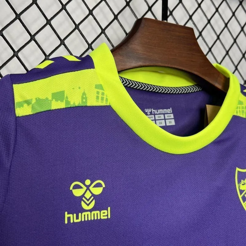 24-25 Malaga Away Kid Kits Youth Apparels Football AAAAJersey Yupoo 6