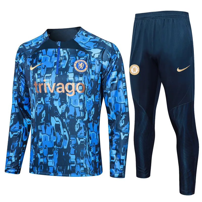 23-24 Chelsea Long Sleeve Training Suit Yupoo 3