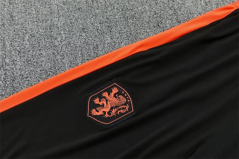 2026 Netherlands Mens Kit White Half Pull Training Suit Yupoo 7 6