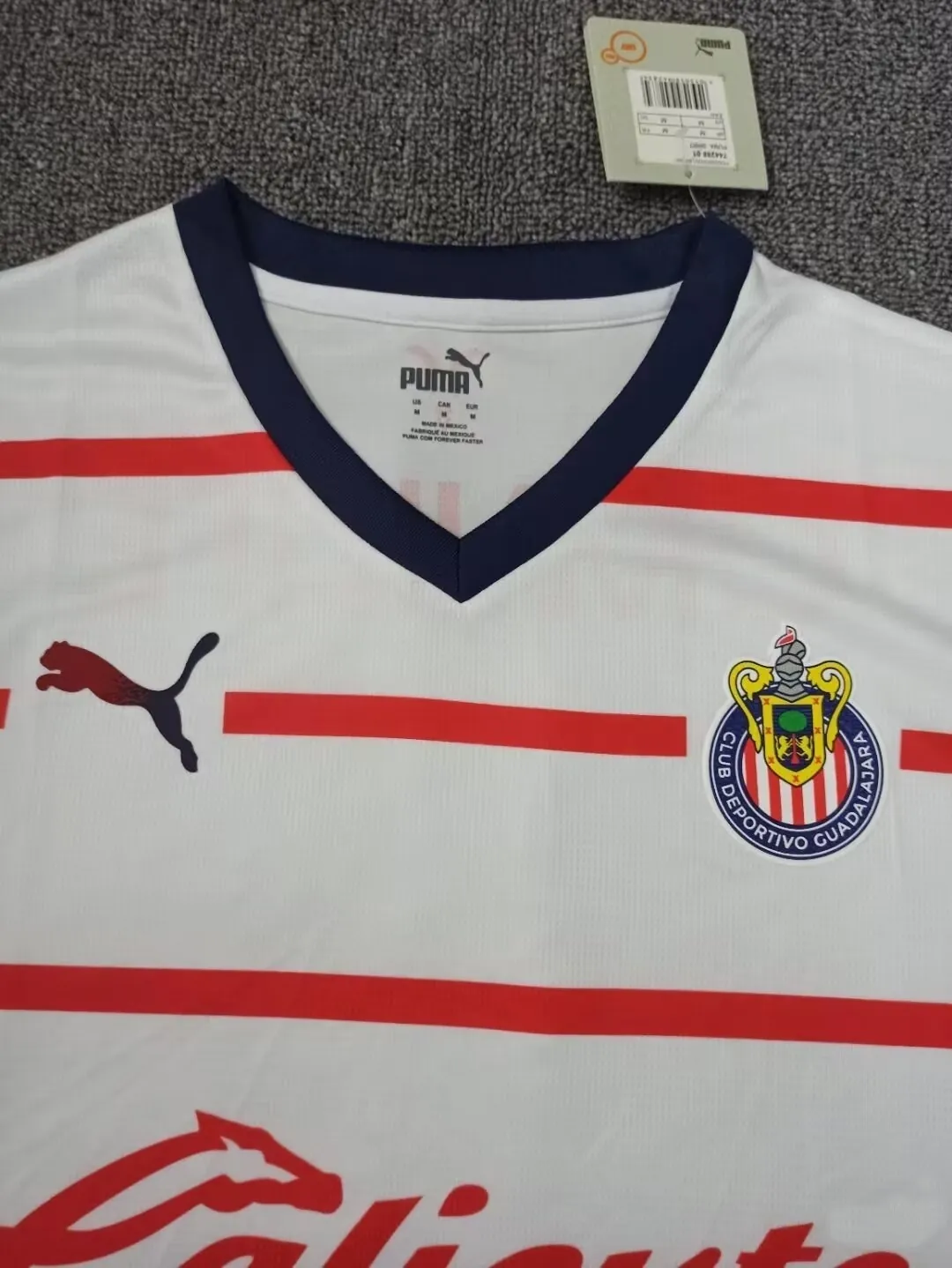 23-24 Chivas Guadalajara Away Kit White Cheap Jerseys Yupoo 1