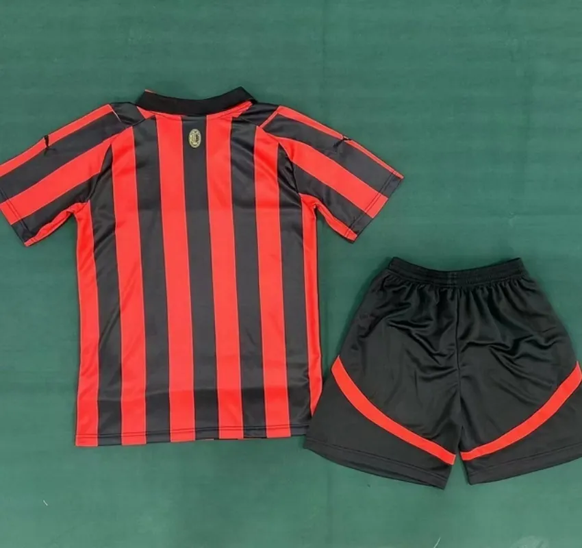 24-25 AC Milan 125th Anniversary Kid Kits Youth Apparels Soccer AAAAJersey Yupoo 1