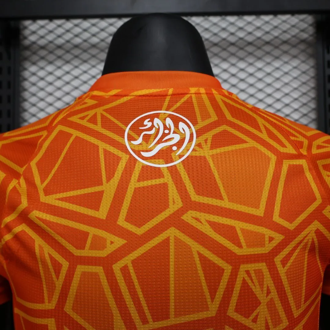 2023 Algeria Orange Player Version S-XXL Cheap Football Kit 7