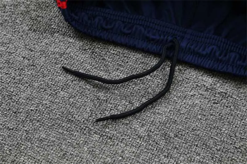 Polo Bayern sapphire blue and red three sides 3