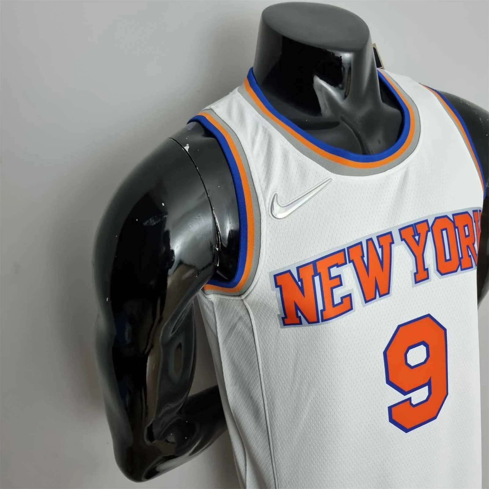 75th Anniversary Barrett #9 New York Knicks White NBA Jersey 4