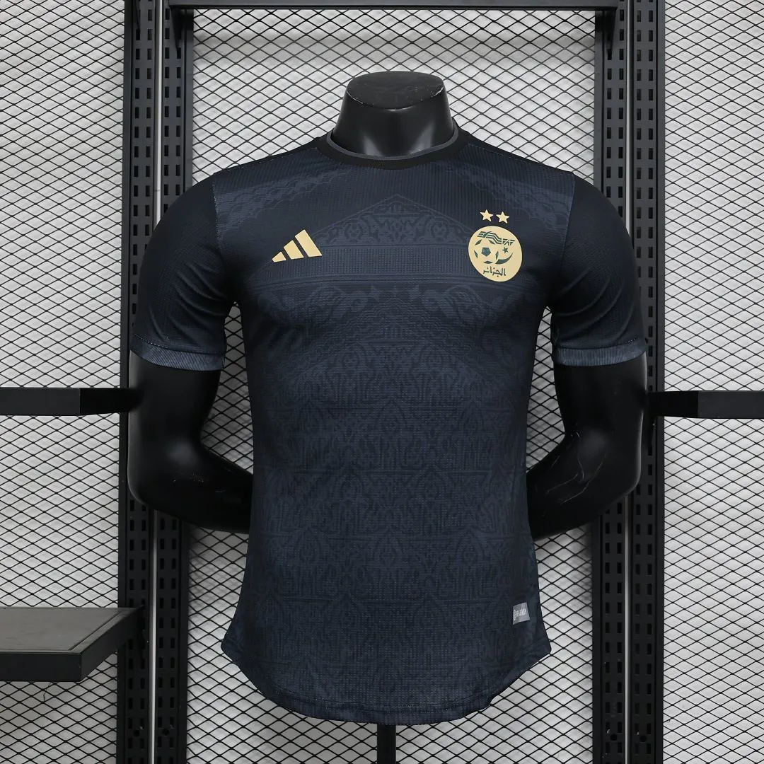 2023 Algeria Black Player Version S-XXL Cheap Football Kit 8
