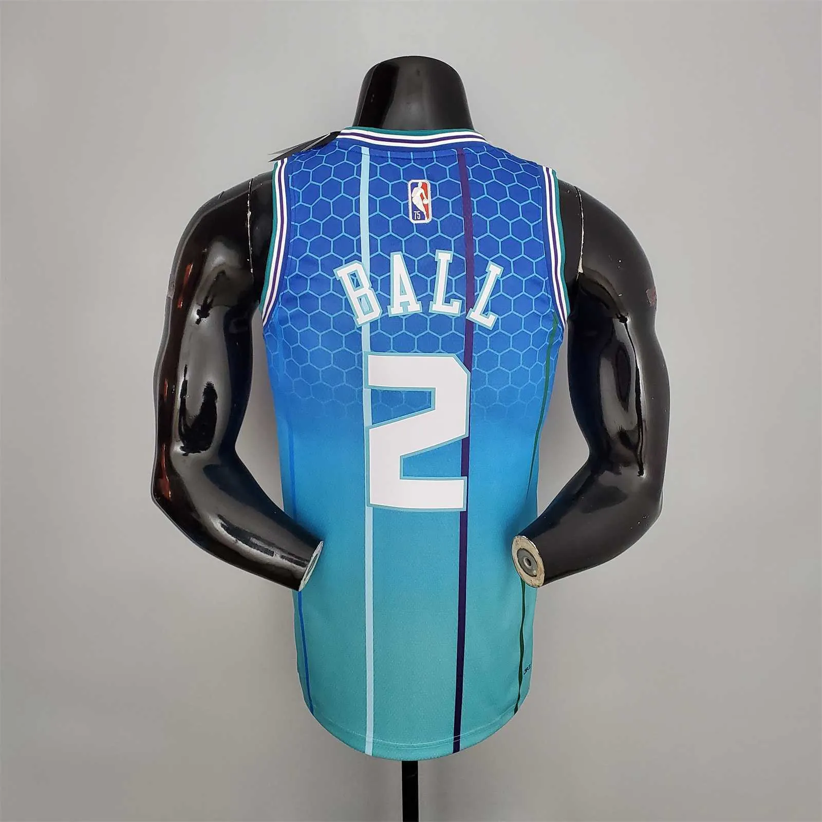 2022 BALL#2 Hornets City Edition Blue 3