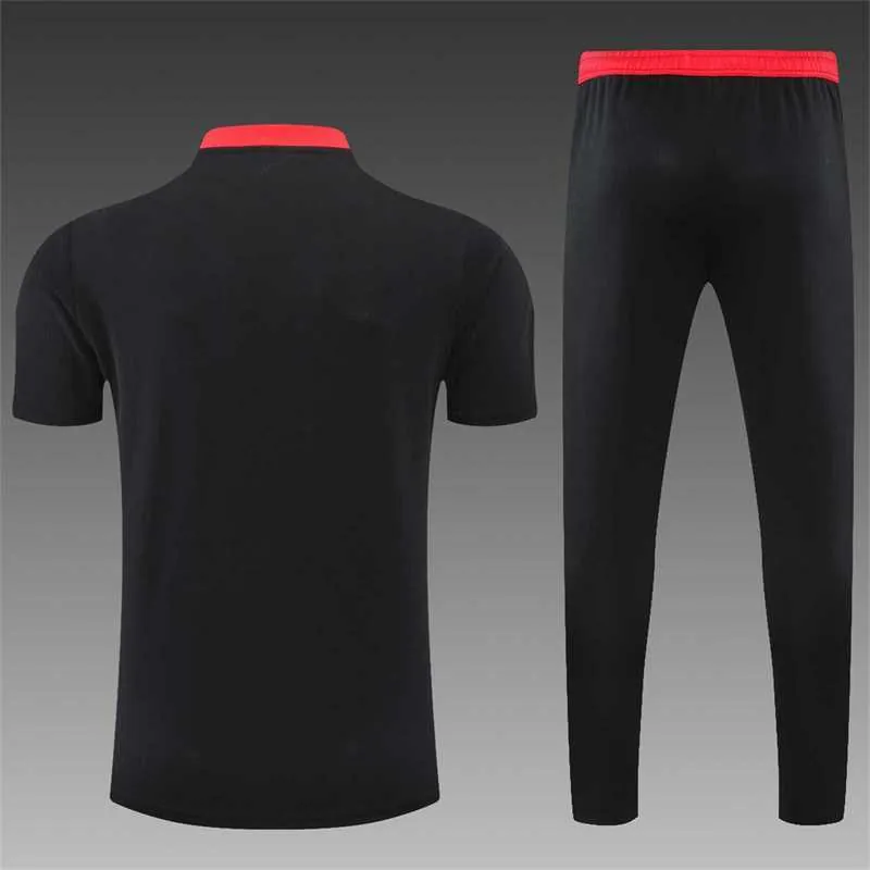 Manchester United Polo black red-three sides 2