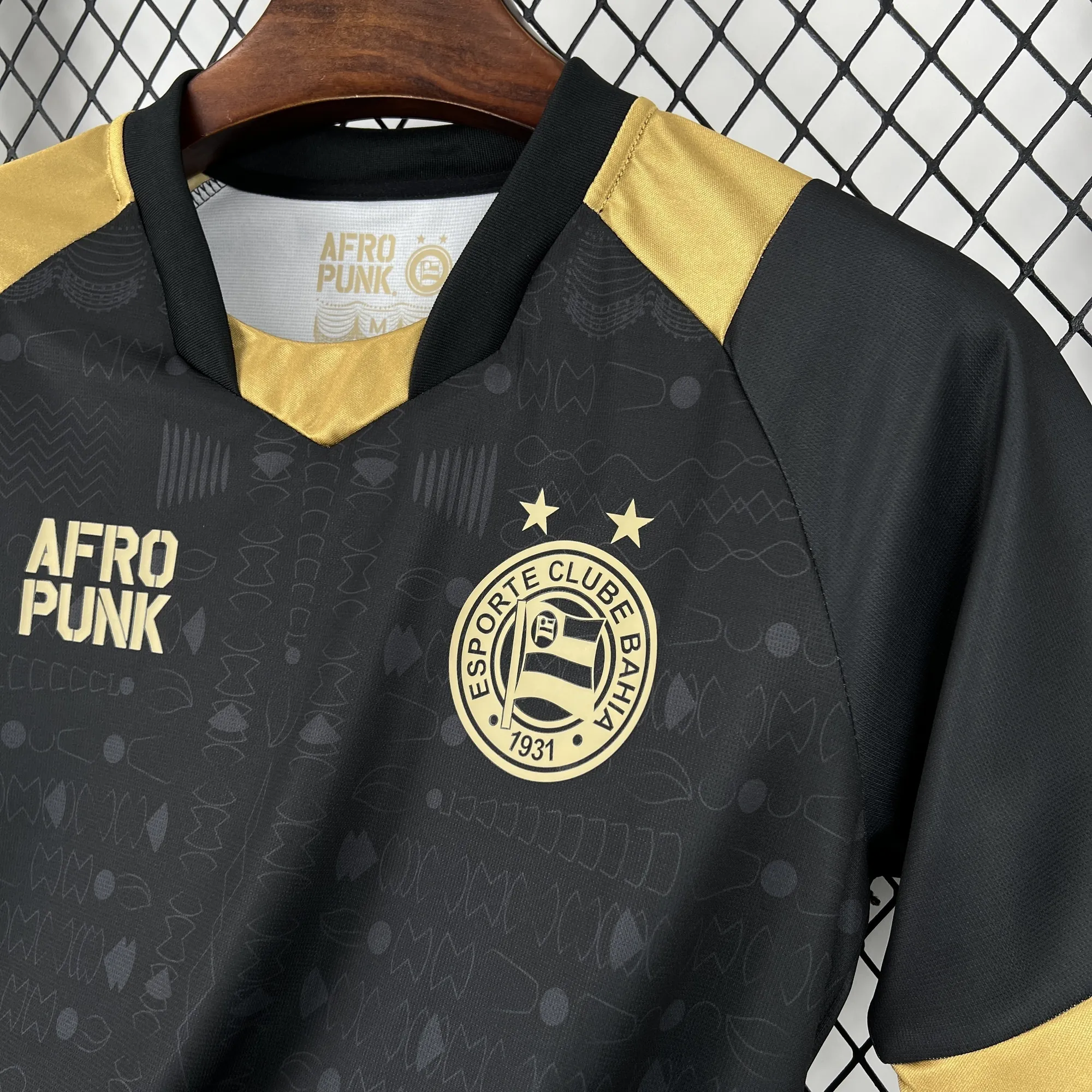 25-26 Bahia Black November AFROPUNK Soccer T-Shirt AAAAJersey Yupoo 4