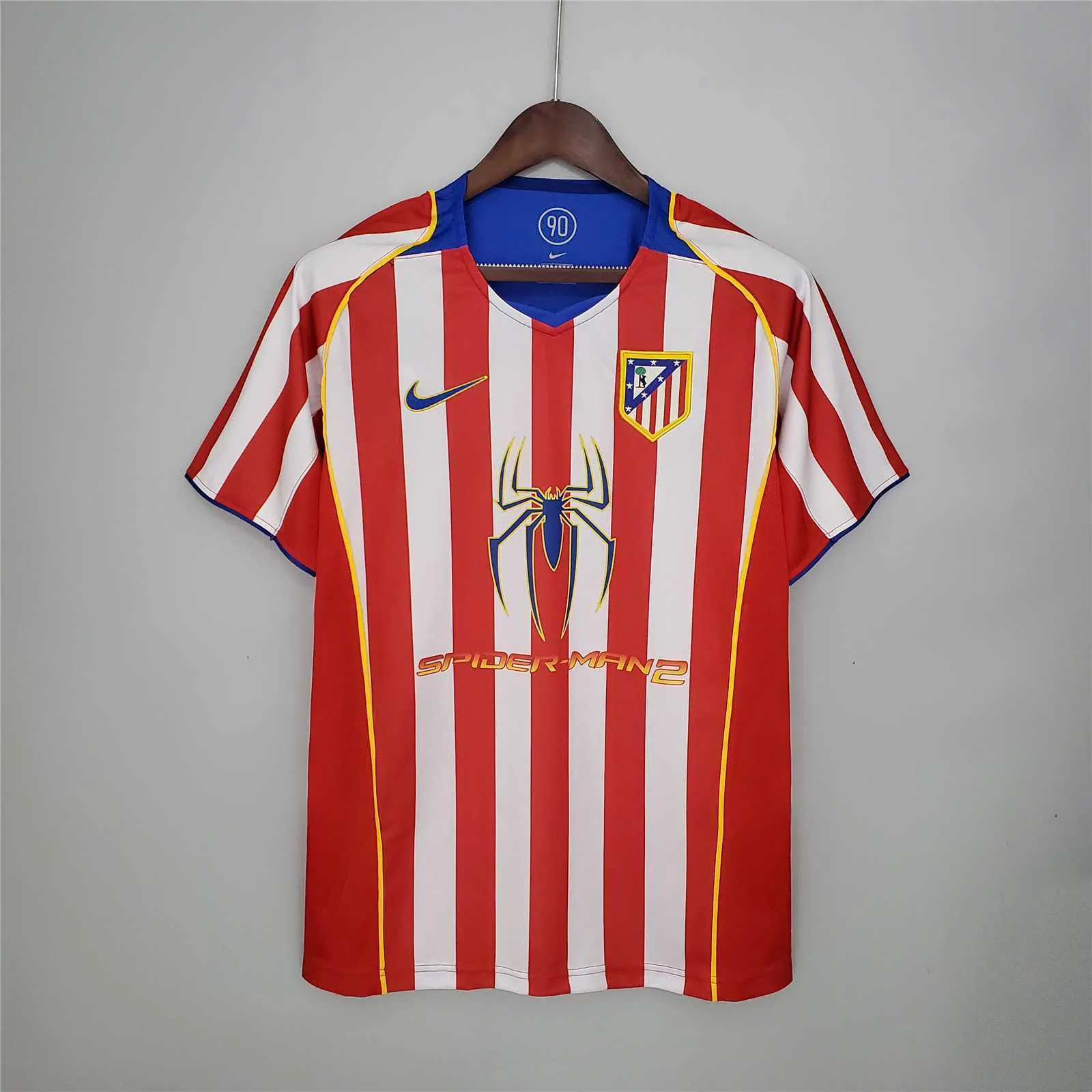 04-05 Atletico Madrid Home Kit Retro Football Vintage Uniform AAAAJersey Supply Yupoo 10
