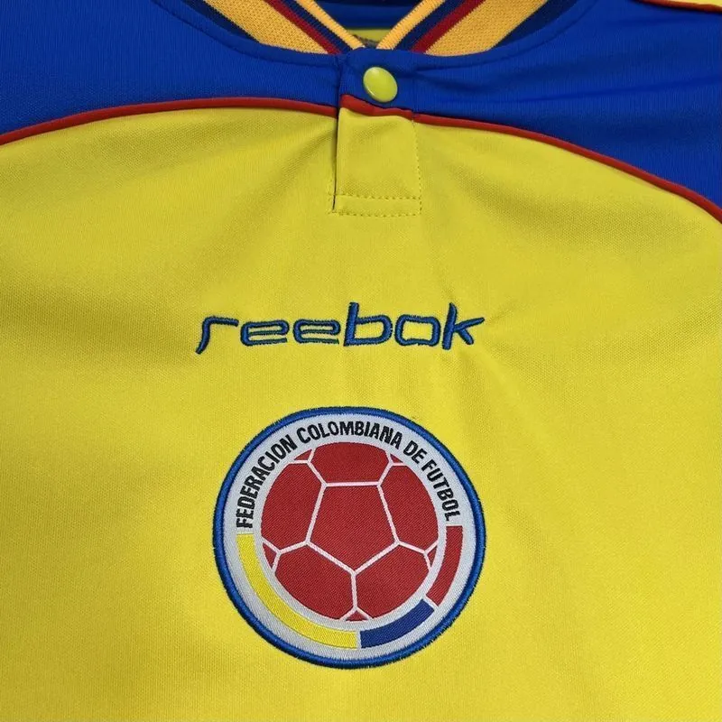 01-02 Colombia Home Retro Kit Vintage Shirt Soccer AAAAJersey Yupoo 5