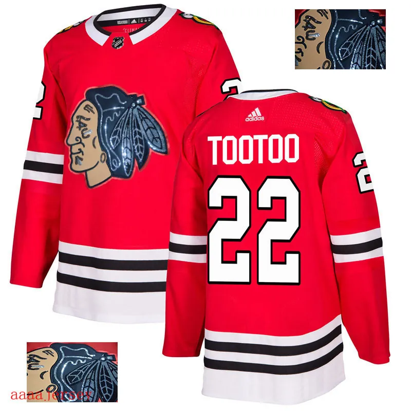 2018 Chicago Blackhawks ice hockey jersey M-3XL 芝加哥黑鹰队时尚亮片款冰球服 6