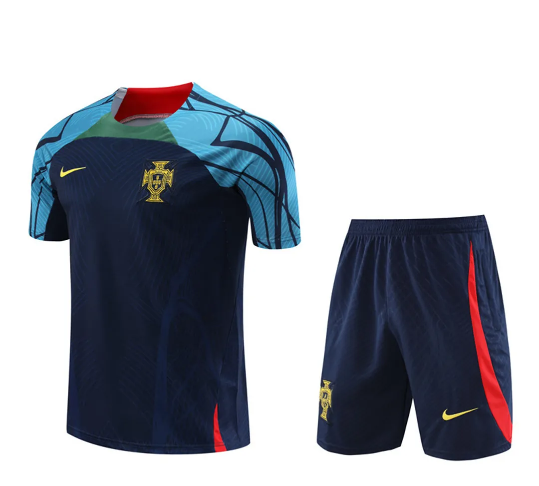 2022 Portugal Training Jersey Royal Blue 17