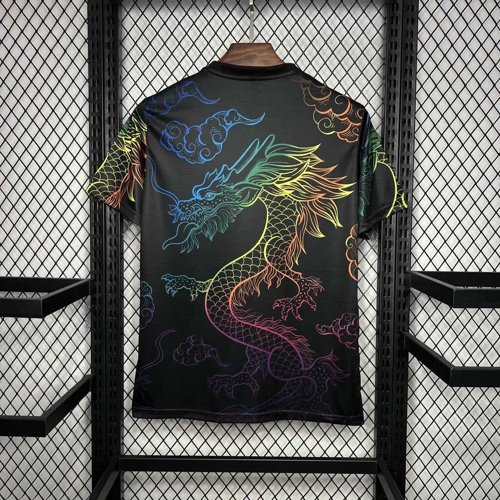 24-25 Real Madrid Rainbow Dragon Black Training Kit Sport AAAAJersey Yupoo 2