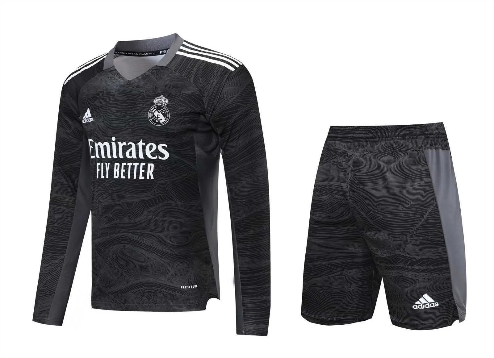 21-22 Real Madrid black goalkeeper long sleeve 20