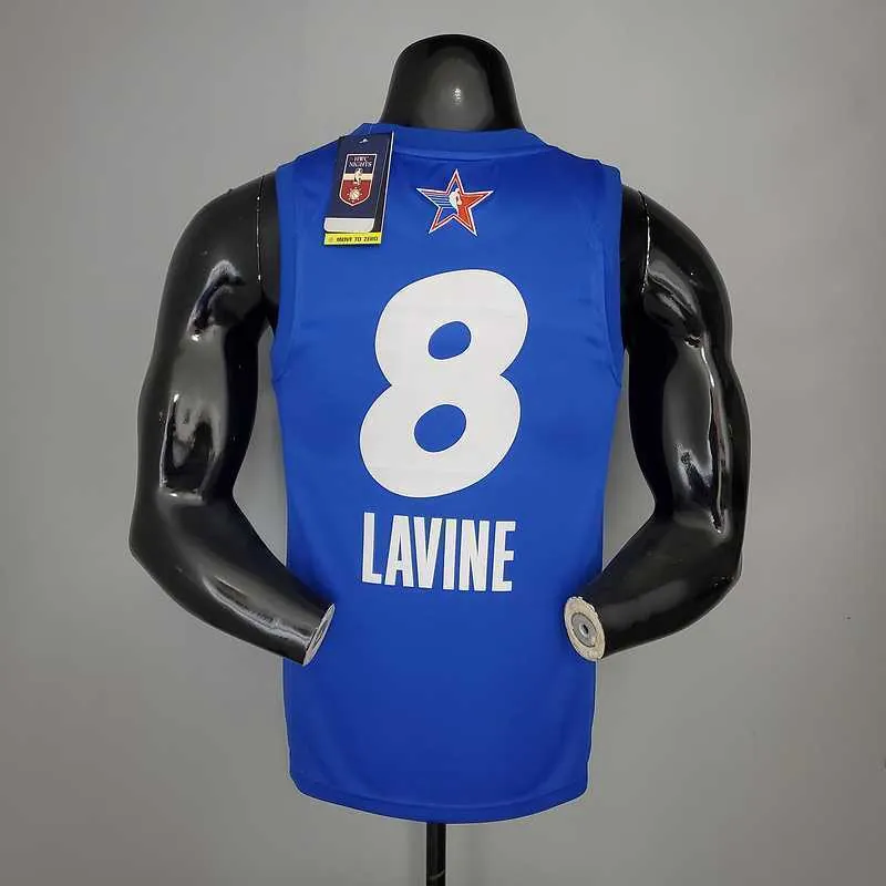 2021 LAVINE#8 All-Star Blue 4