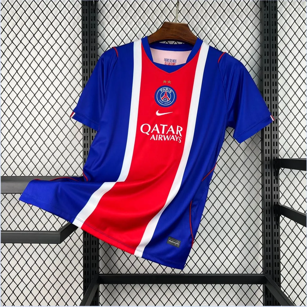 26-27 PSG Two Star ⭐️⭐️ Mens Home Kit Football T-Shirts AAAAJersey Dropship Yupoo 5 14