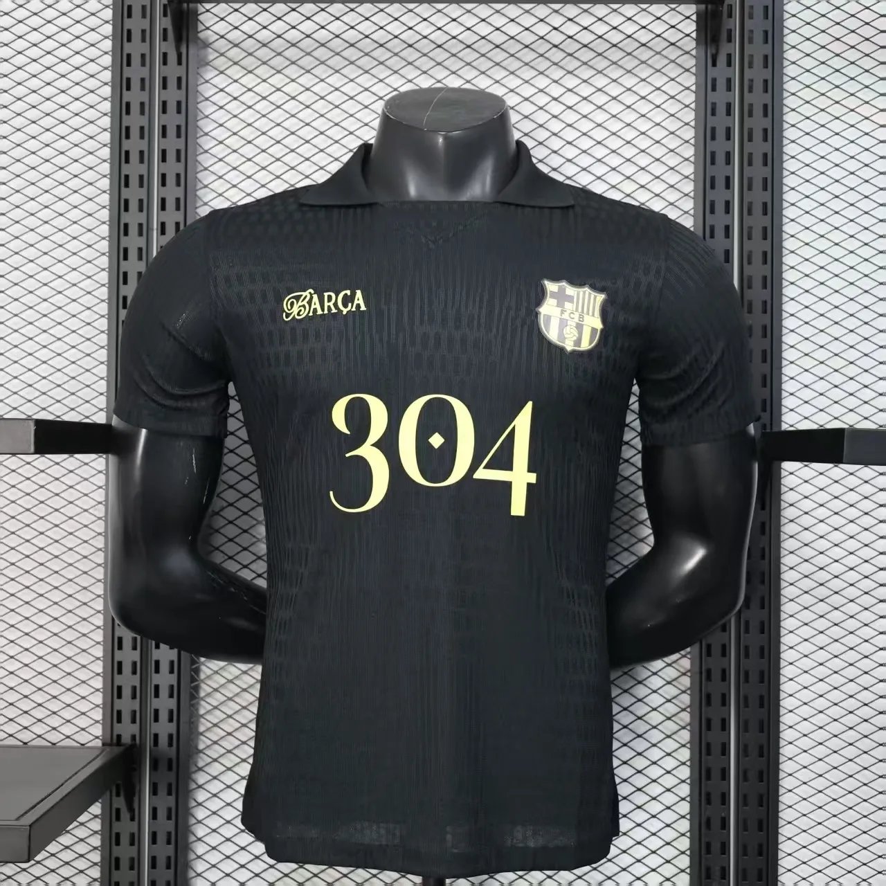 25-26 Barcelona Lamine Yamal 304 Black Special Player Version été Shirt AAAAJersey Supplier Yup 7