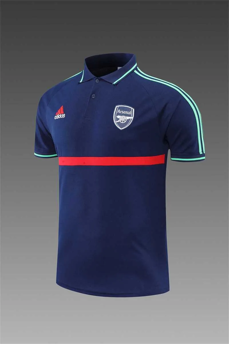 Polo Arsenal sapphire blue with red border 17