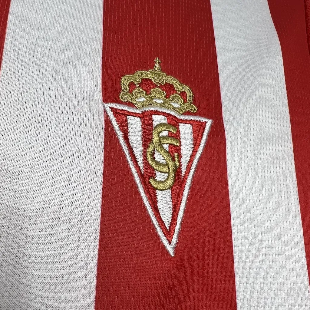 24-25 Sporting De Gijon Home Shirt Soccer Uniforms Soccer AAAAJersey Yupoo 2